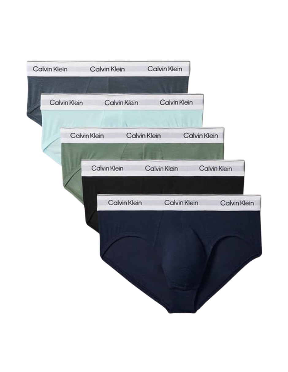 Set bóxer brief Calvin Klein de algodón para hombre 5 piezas